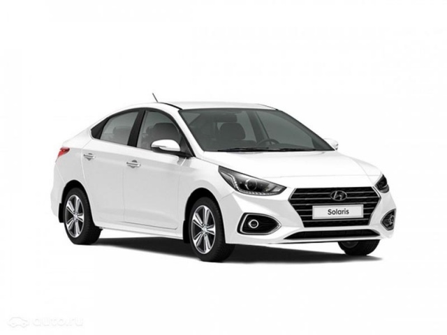 Hyundai Solaris 1.6 2019 | АКПП | климат-контроль | круиз-контроль | блютуз громкая связь | Белый